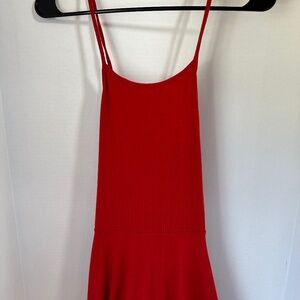 Forever 21 simple, cute, bright, fun, pretty, flowy red dress size large